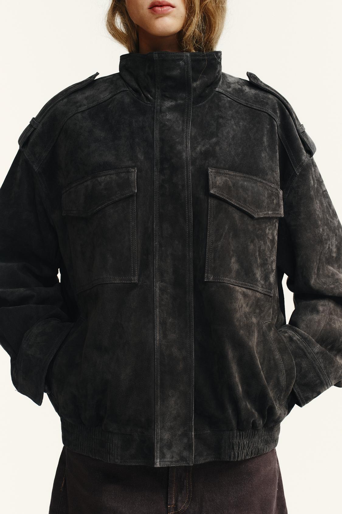 Aurrelia | Suede Leather Jacket