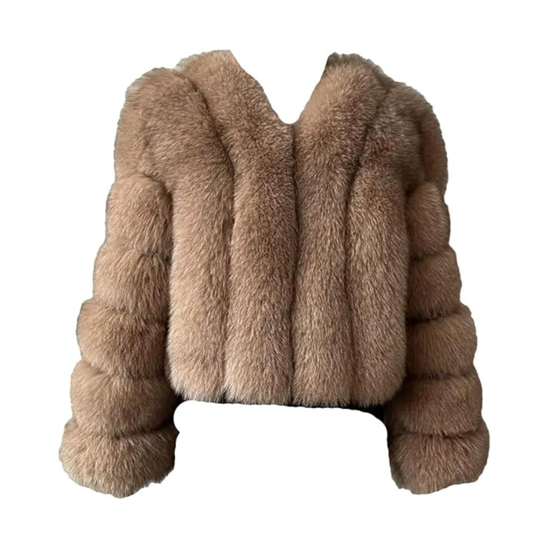 Aurrelia | Cropped Fox Fur Coat