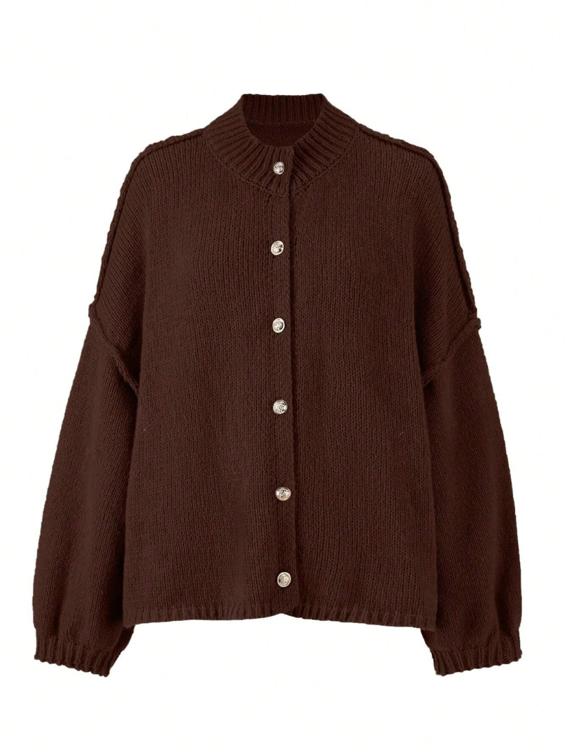 Aurrelia | Button Cable Knit Cardigan