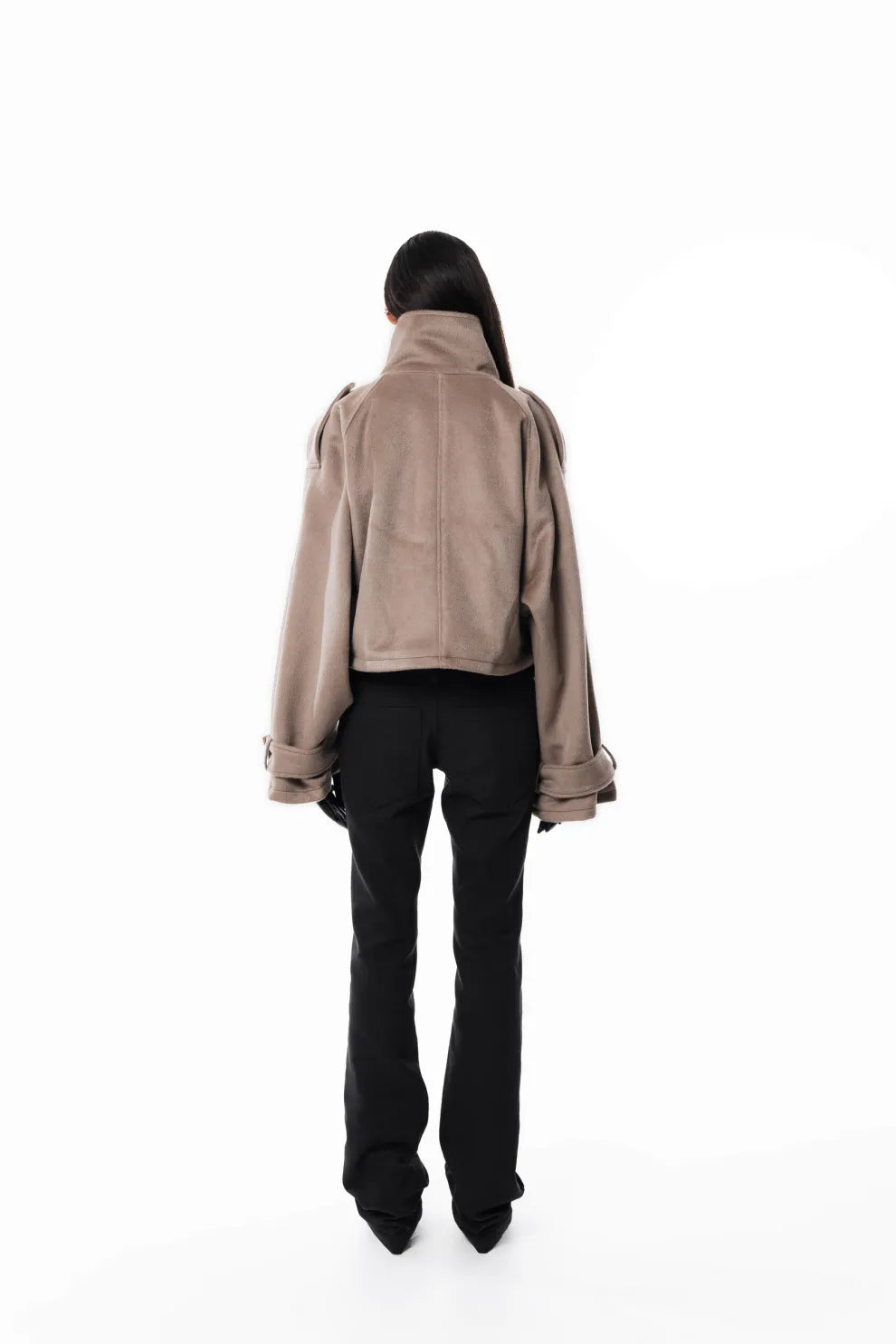 Aurrelia | Wool high collar coat