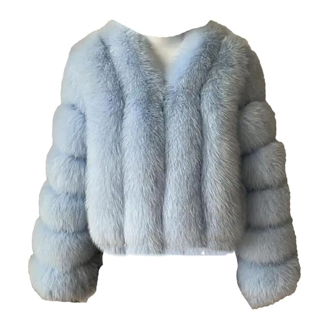 Aurrelia | Cropped Fox Fur Coat