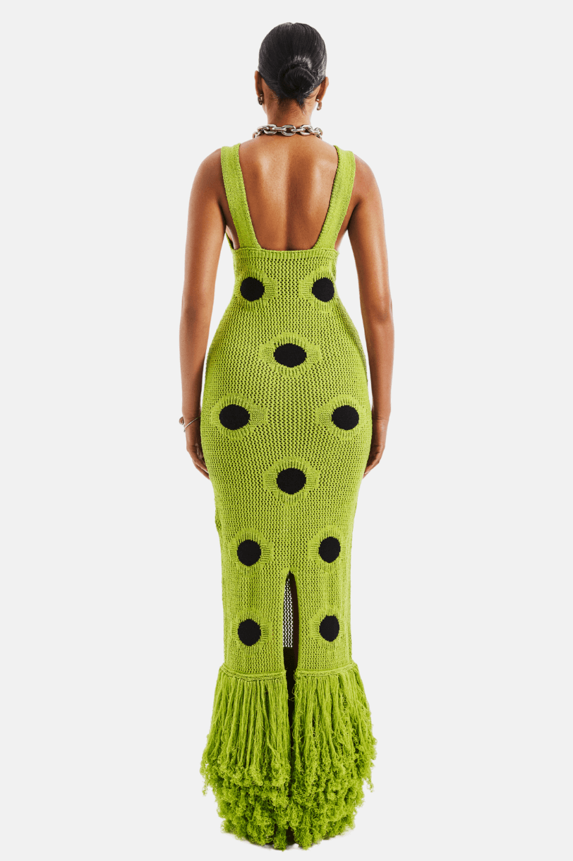 Kunlita Forest Records Maxi Dress