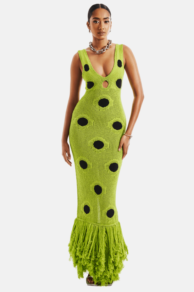 Kunlita Forest Records Maxi Dress