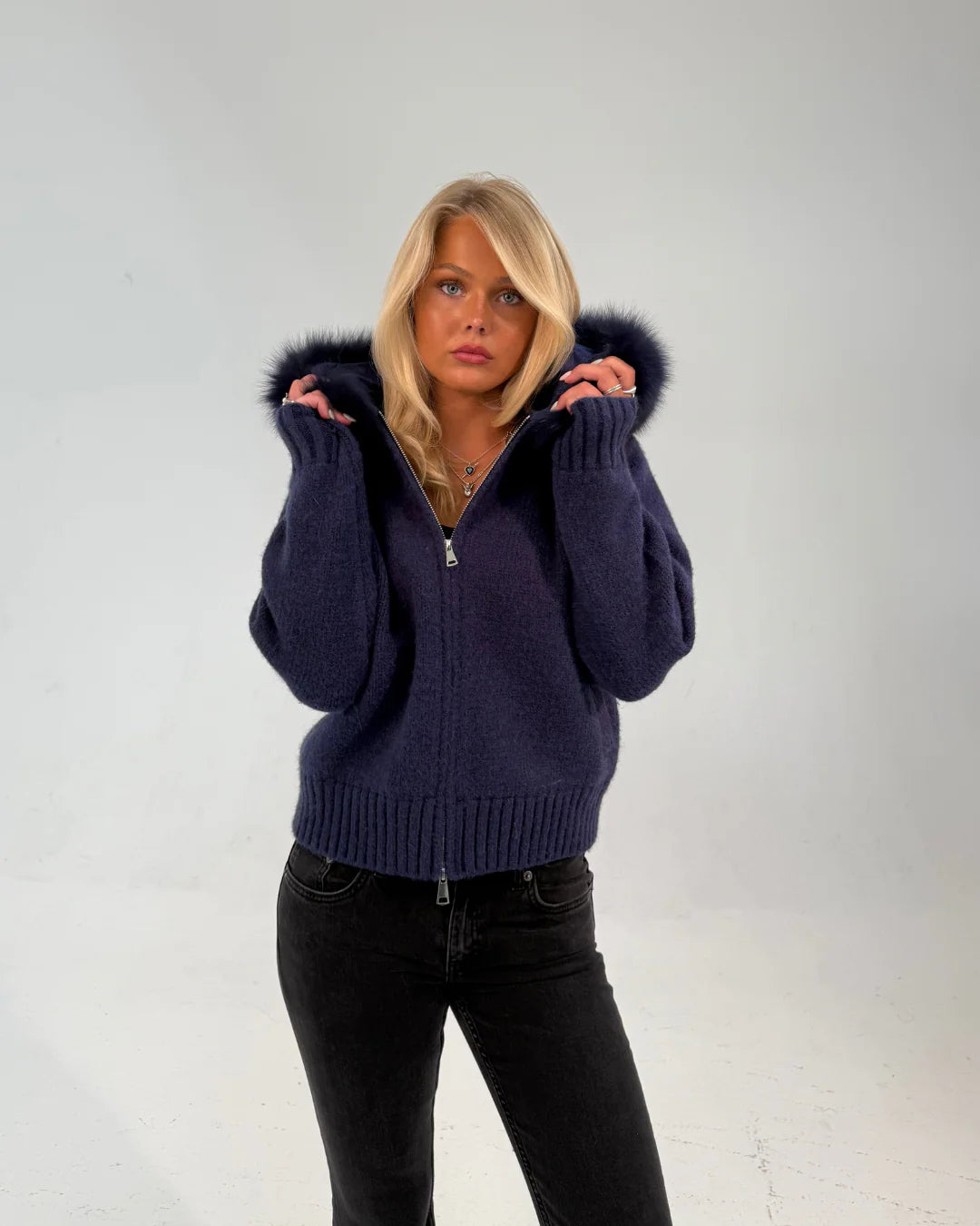 Aurrelia | Fur Jacket Satin