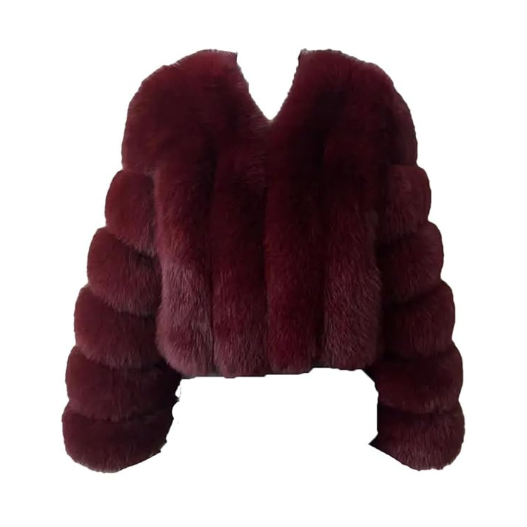 Aurrelia | Cropped Fox Fur Coat