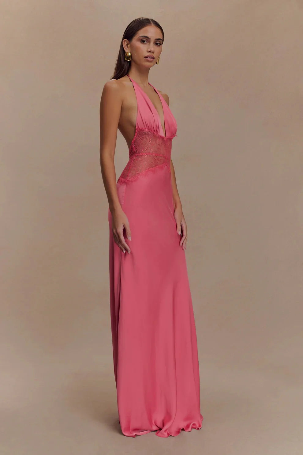 Aurrelia | Amara Satin Maxi Dress