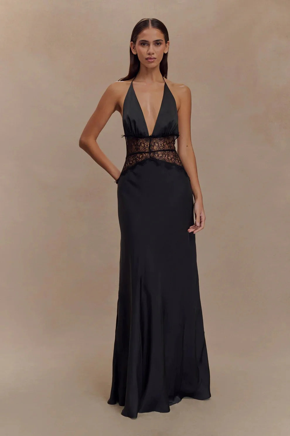 Aurrelia | Amara Satin Maxi Dress