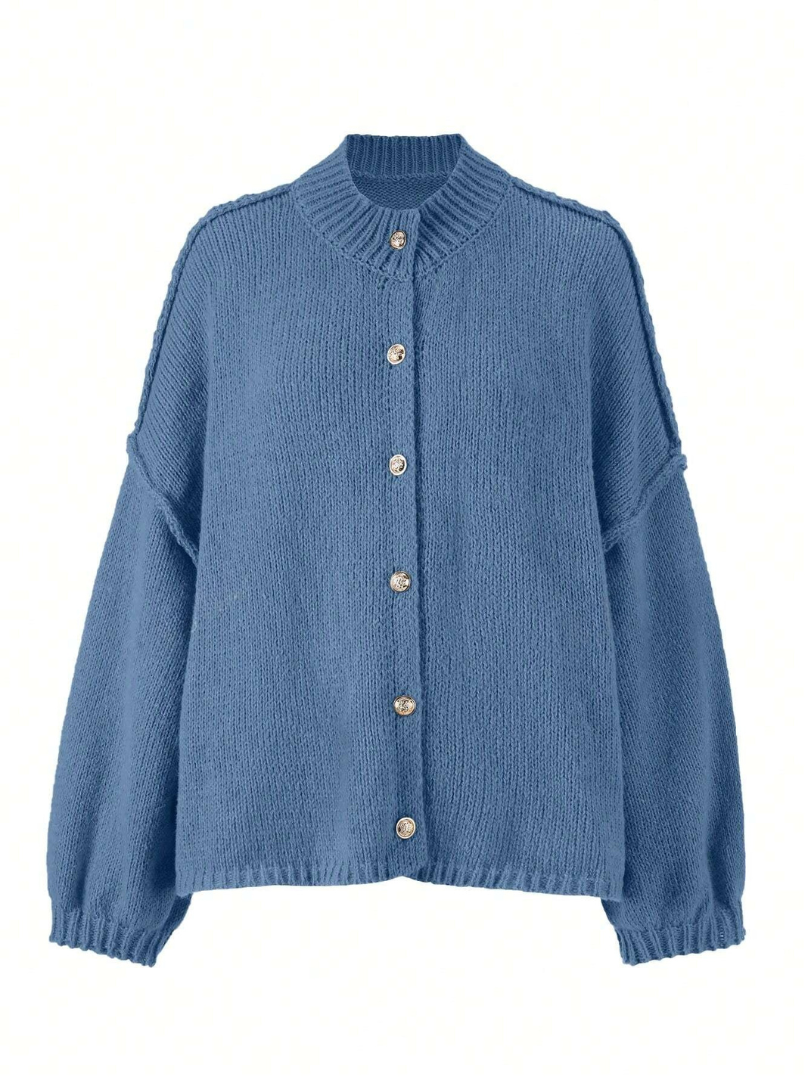 Aurrelia | Button Cable Knit Cardigan