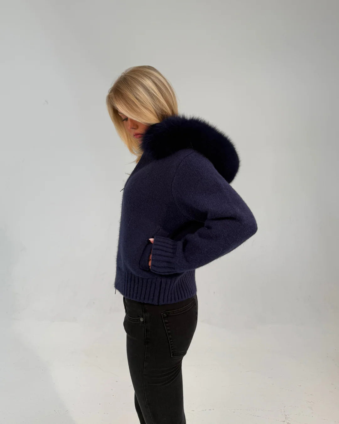 Aurrelia | Fur Jacket Satin