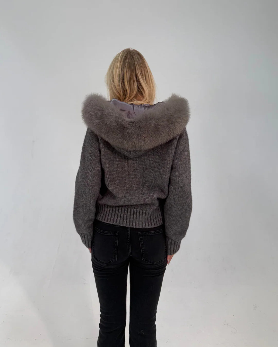 Aurrelia | Fur Jacket Satin