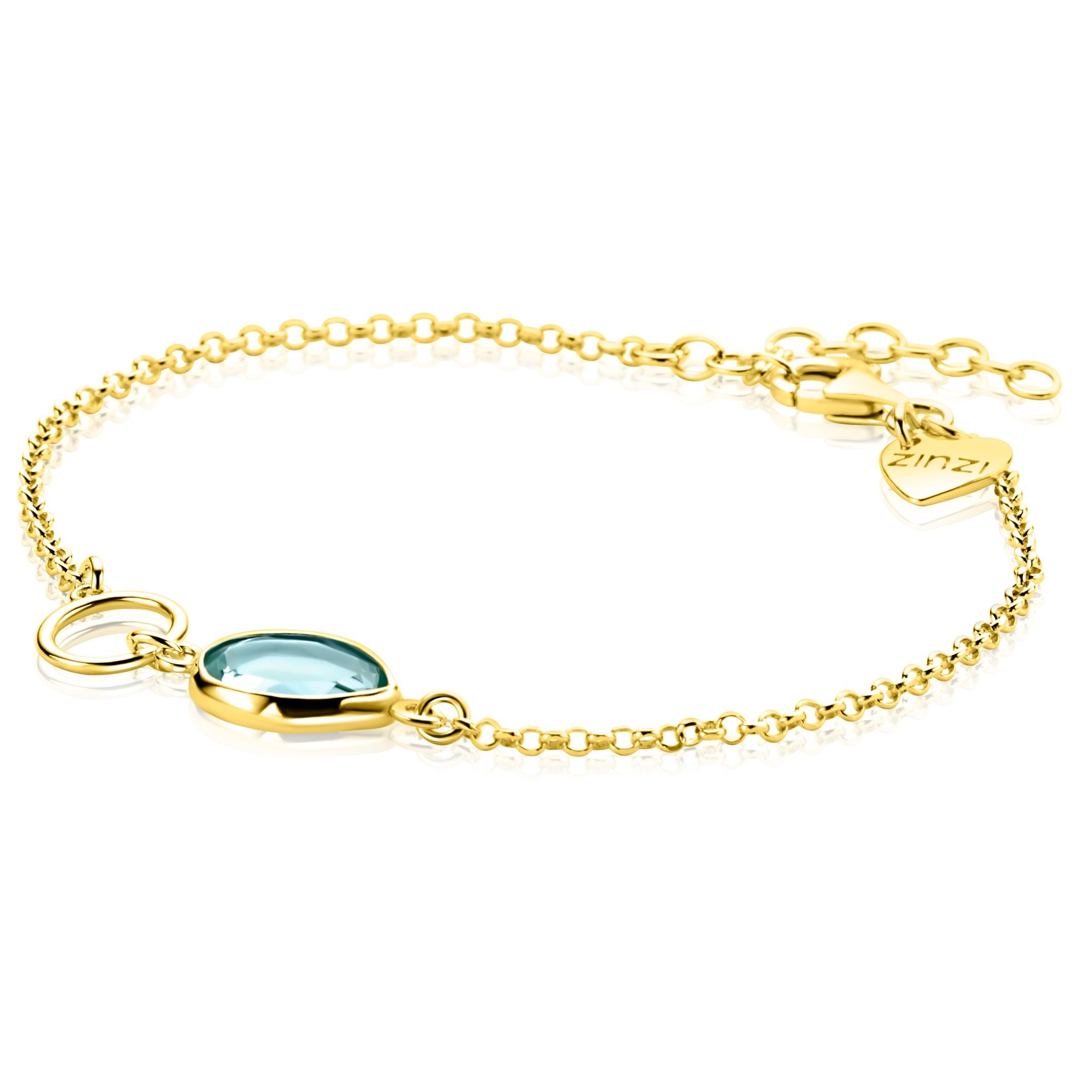 Aurrelia | Turquoise Oval Link Bracelet