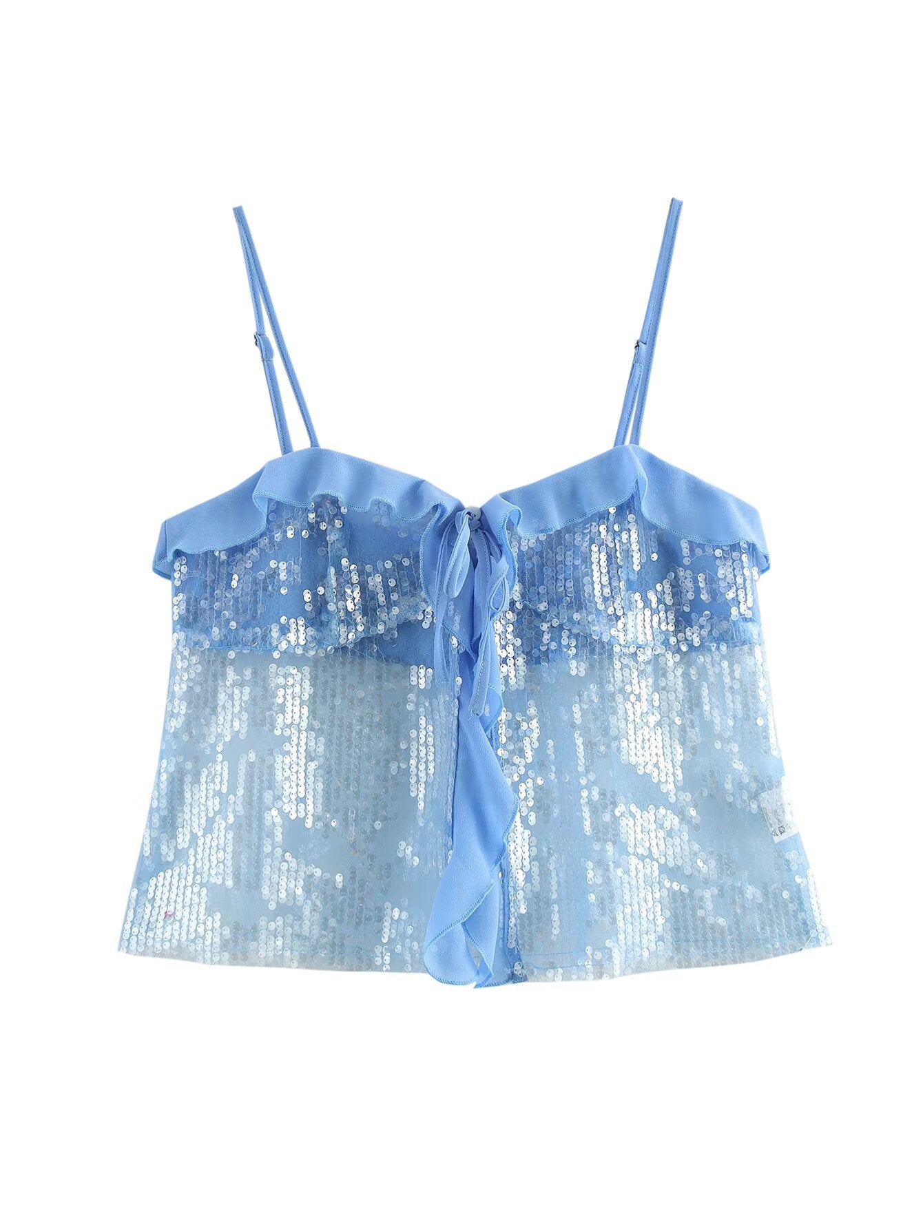 Clarissa | Sequin Halter Top