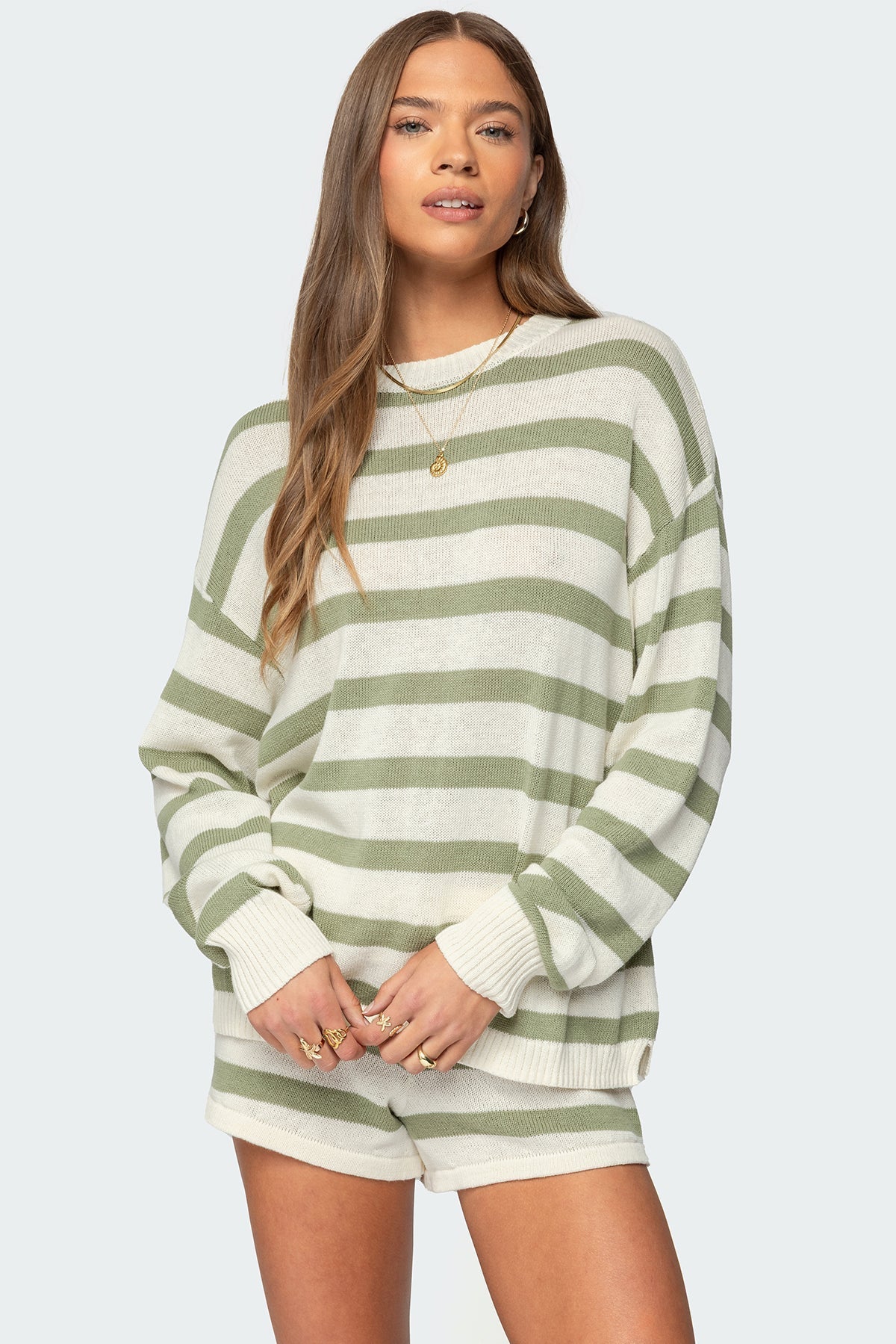 Estella Striped Knit Set