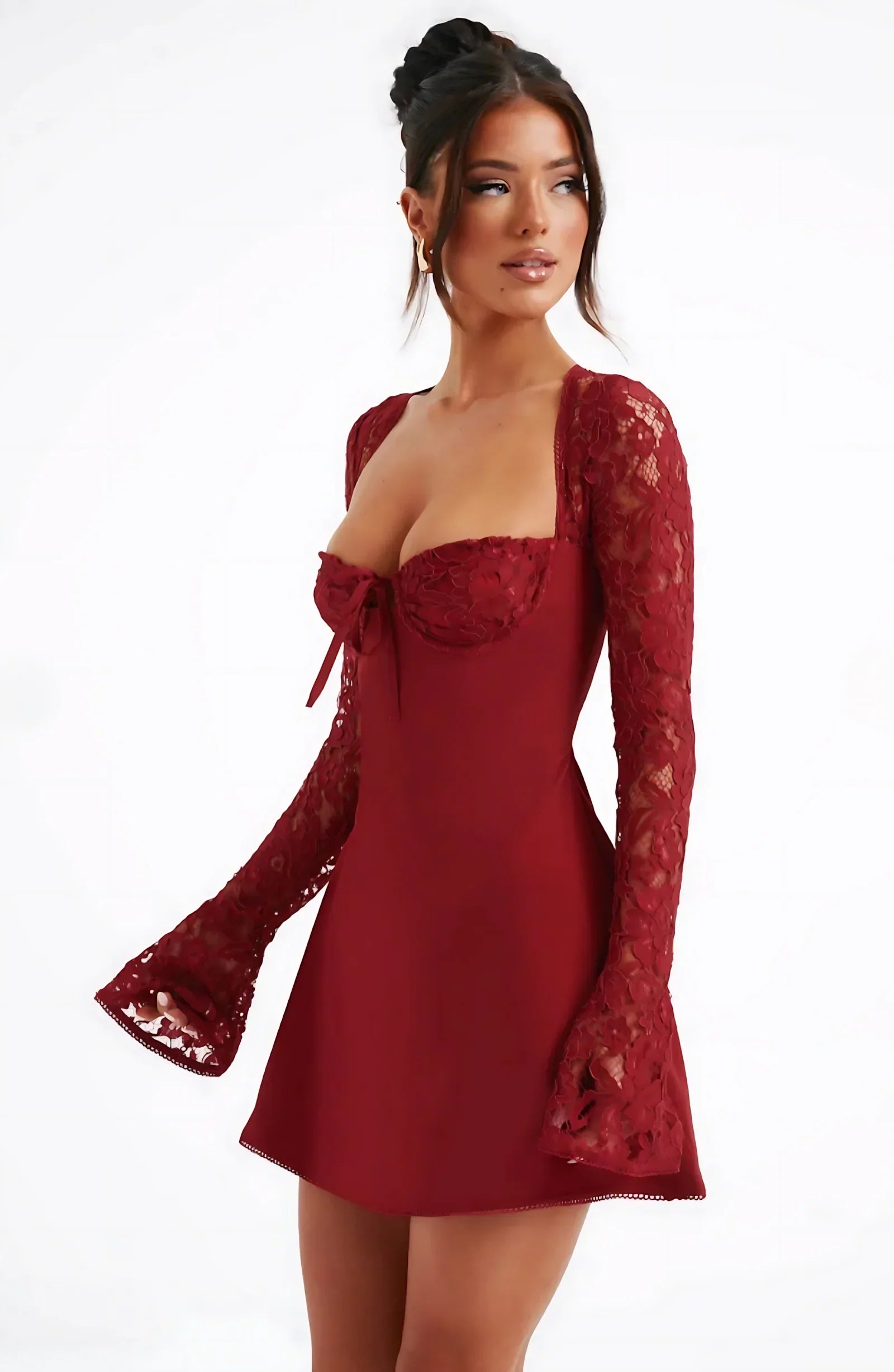 Poppy Elegant Mini Dress