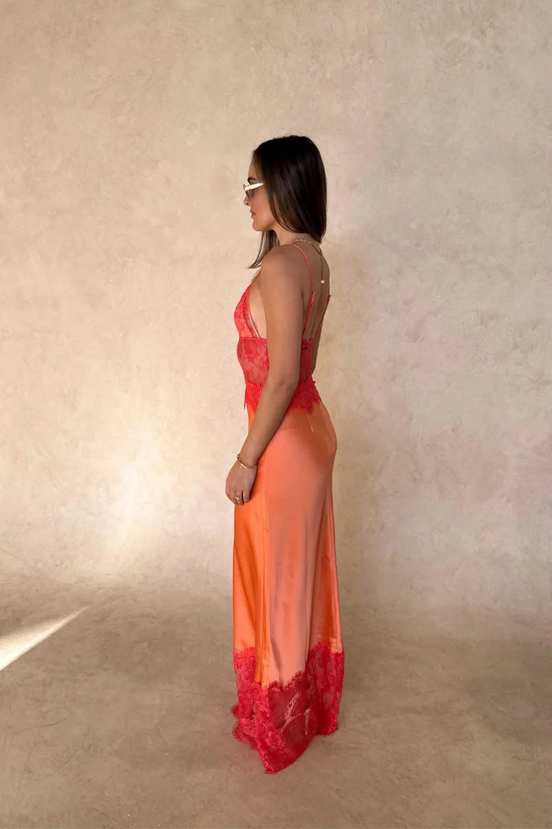 Jaz Hand Lace Maxi Dress