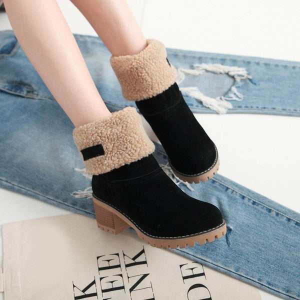 Aurrelia | Stylish Warm Leather Boots