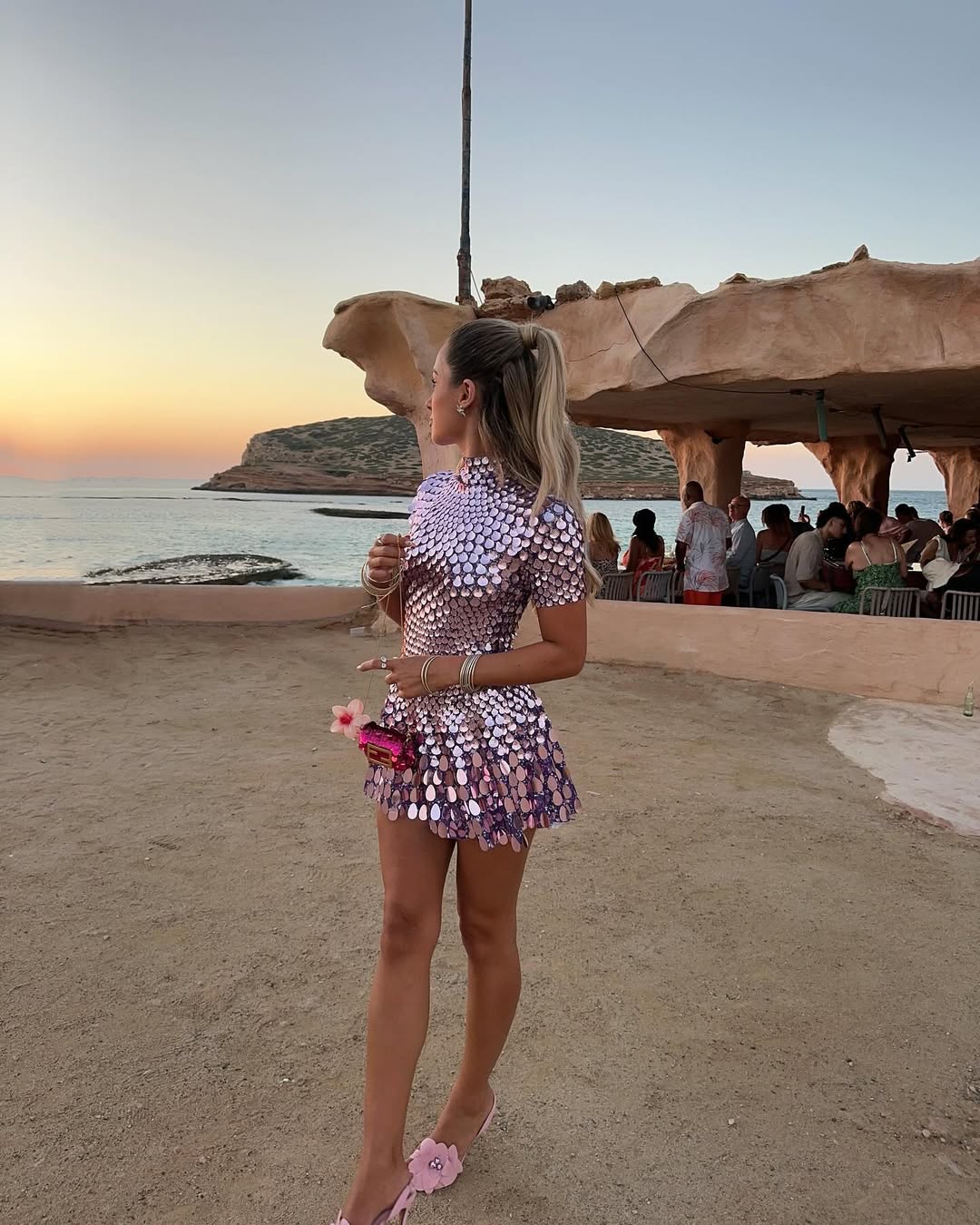 Frankie | High Neck Mini Dress