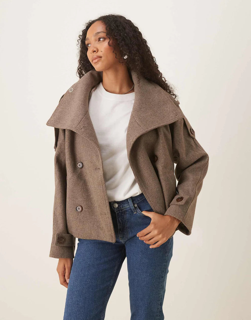 Aurrelia | Cropped Trenchcoat