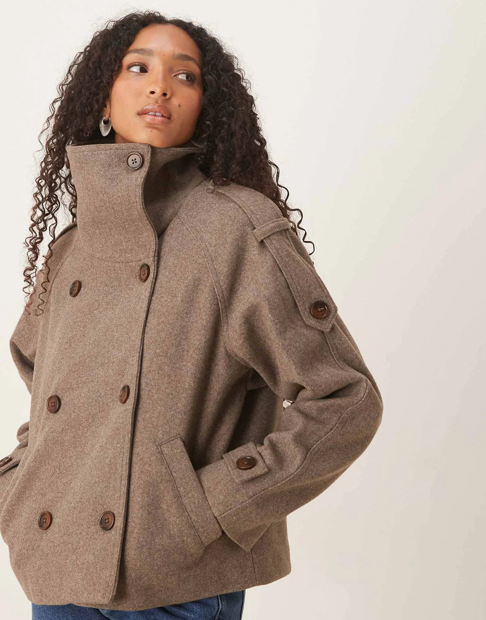 Aurrelia | Cropped Trenchcoat
