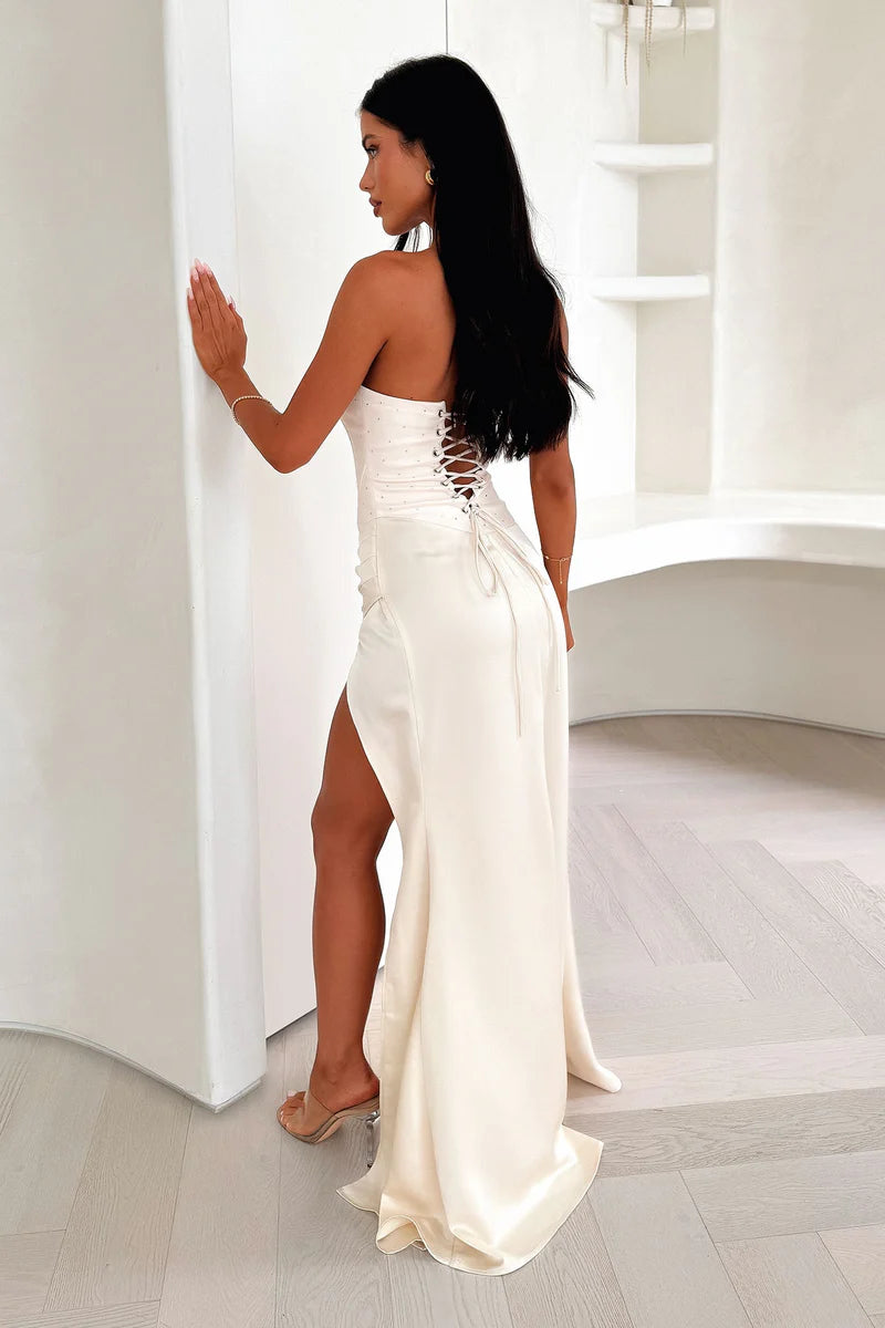 Aurrelia | Strapless Corset Maxi Dress