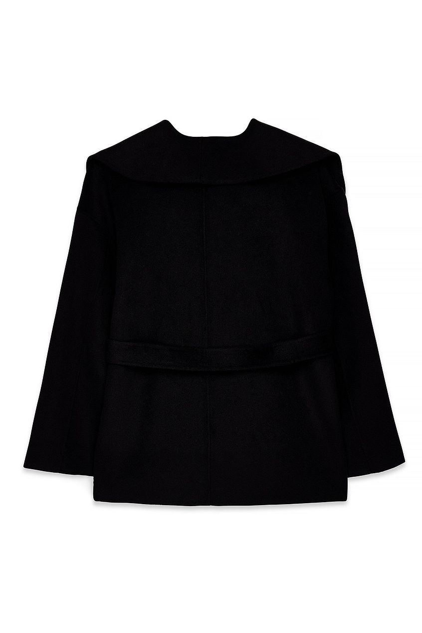 Aurrelia | Wool Blend Belted Short Coat