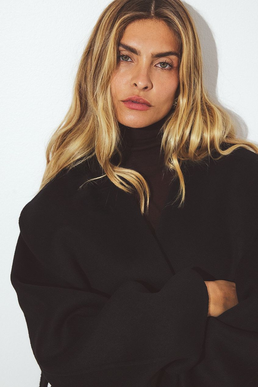 Aurrelia | Wool Blend Belted Short Coat