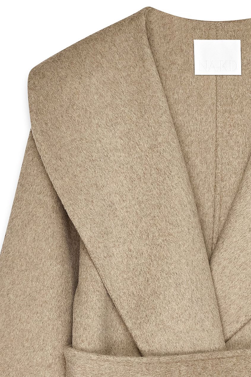 Aurrelia | Wool Blend Belted Short Coat