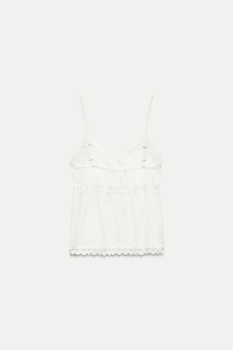 Liza Embroidered Star Top