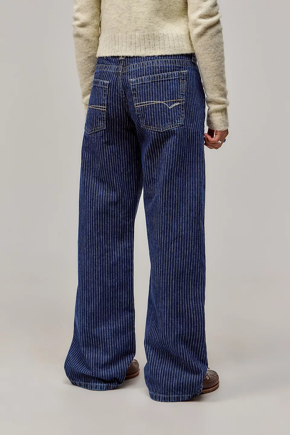 Emma Pinstripe Jeans