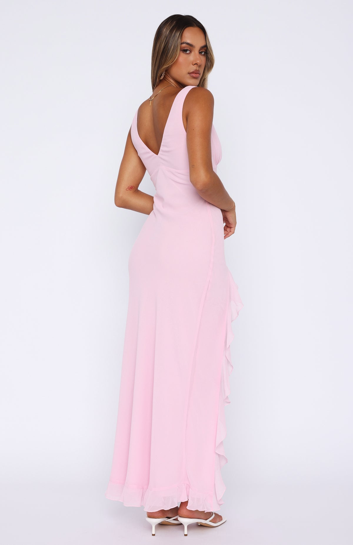 Abella Ruffle Maxi Dress