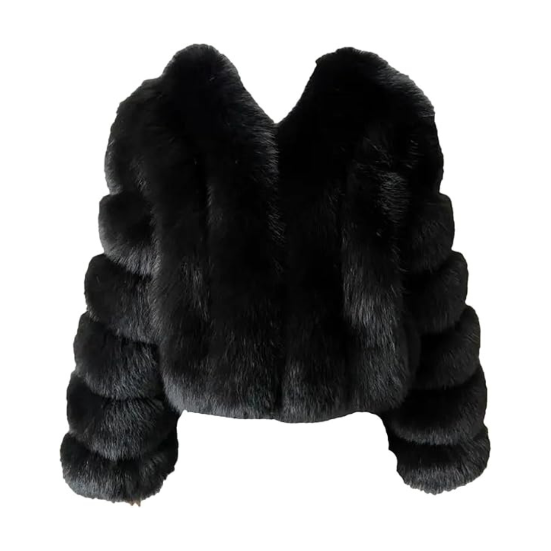 Aurrelia | Cropped Fox Fur Coat