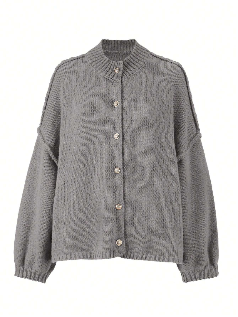 Aurrelia | Button Cable Knit Cardigan