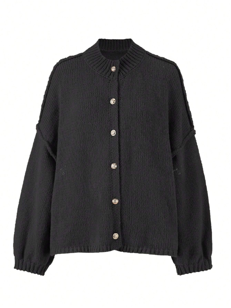 Aurrelia | Button Cable Knit Cardigan