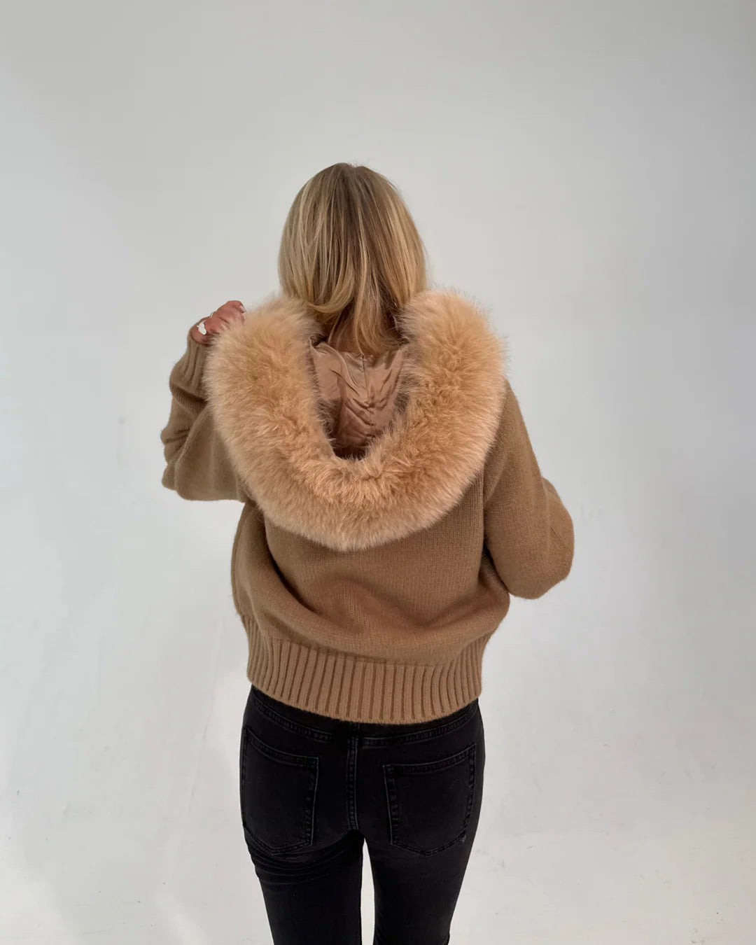 Aurrelia | Fur Jacket Satin