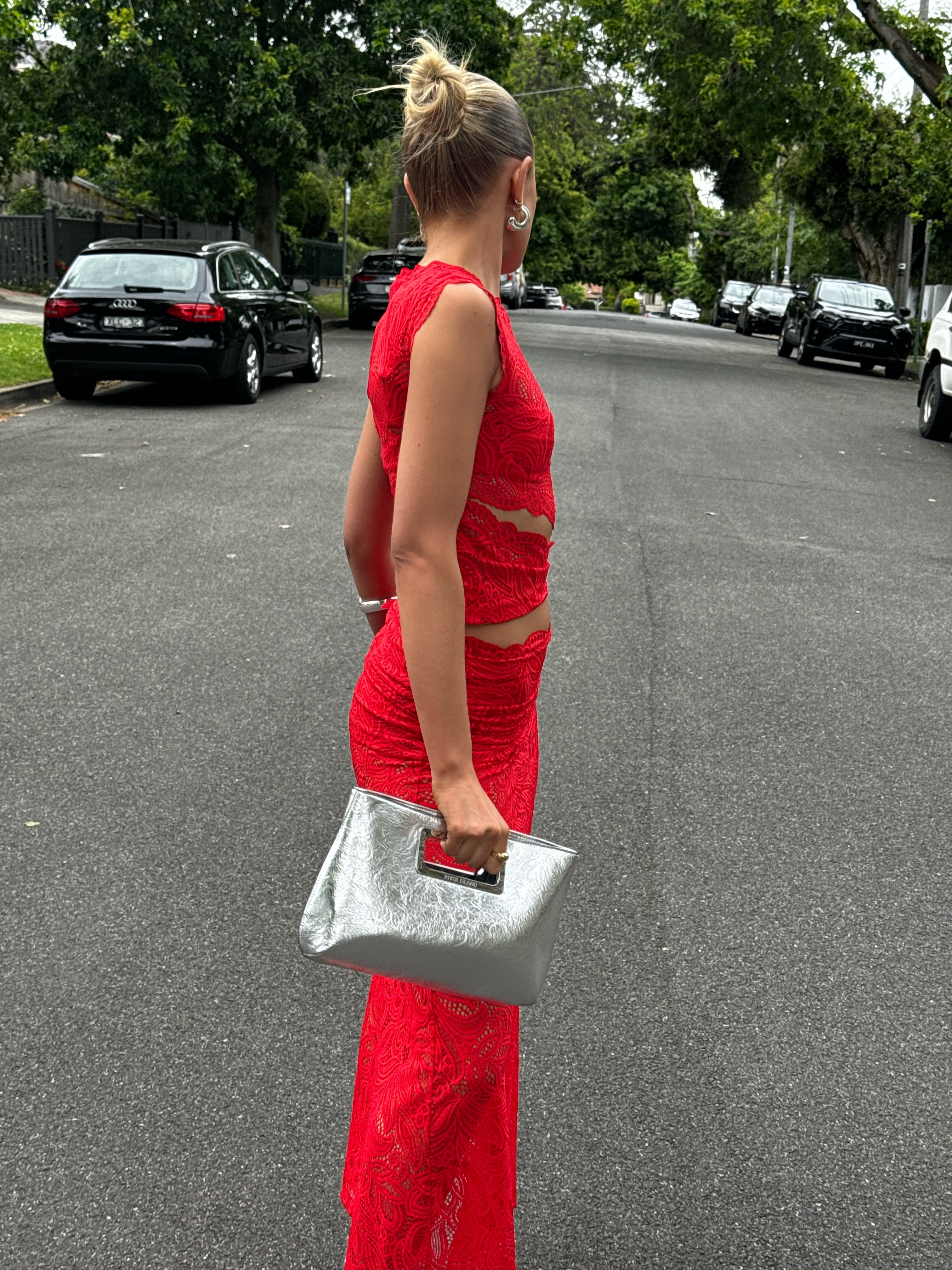 Elsa | Lace Two-Piece Maxi Dress Set