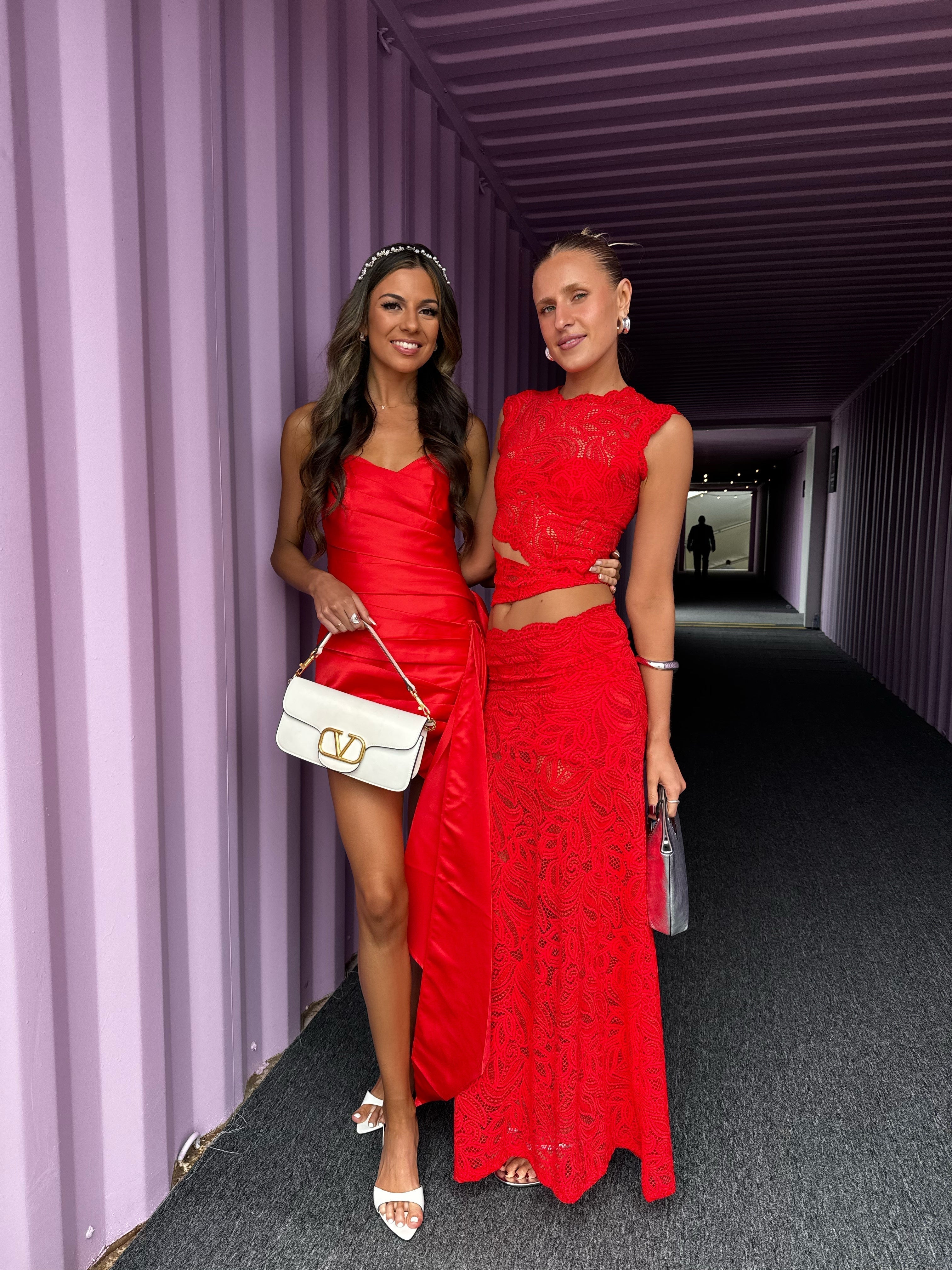 Elsa | Lace Two-Piece Maxi Dress Set