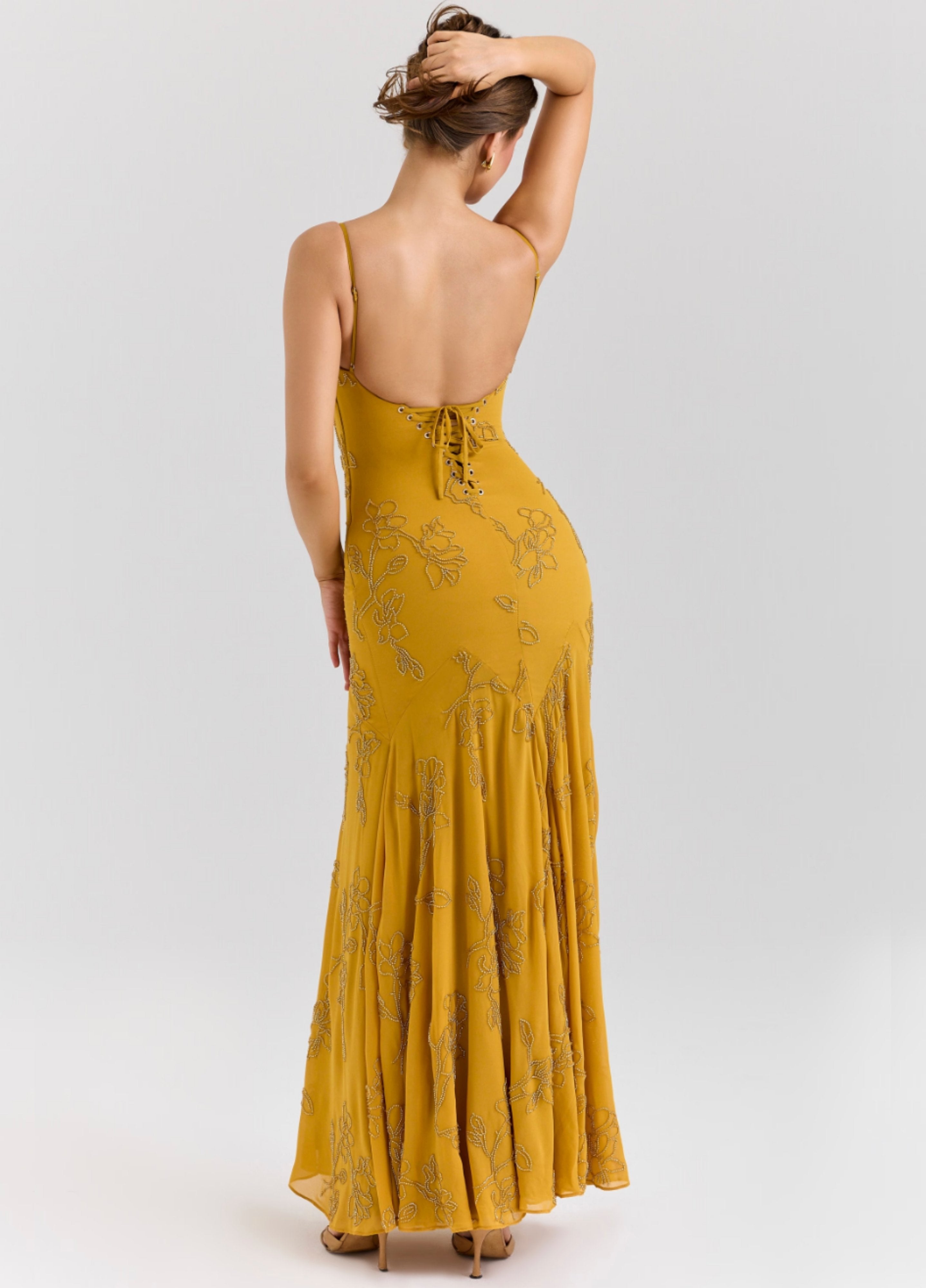 Aurelia Maxi Dress - Gold