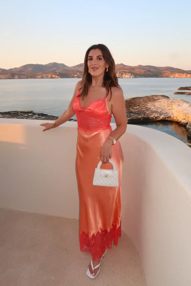 Jaz Hand Lace Maxi Dress