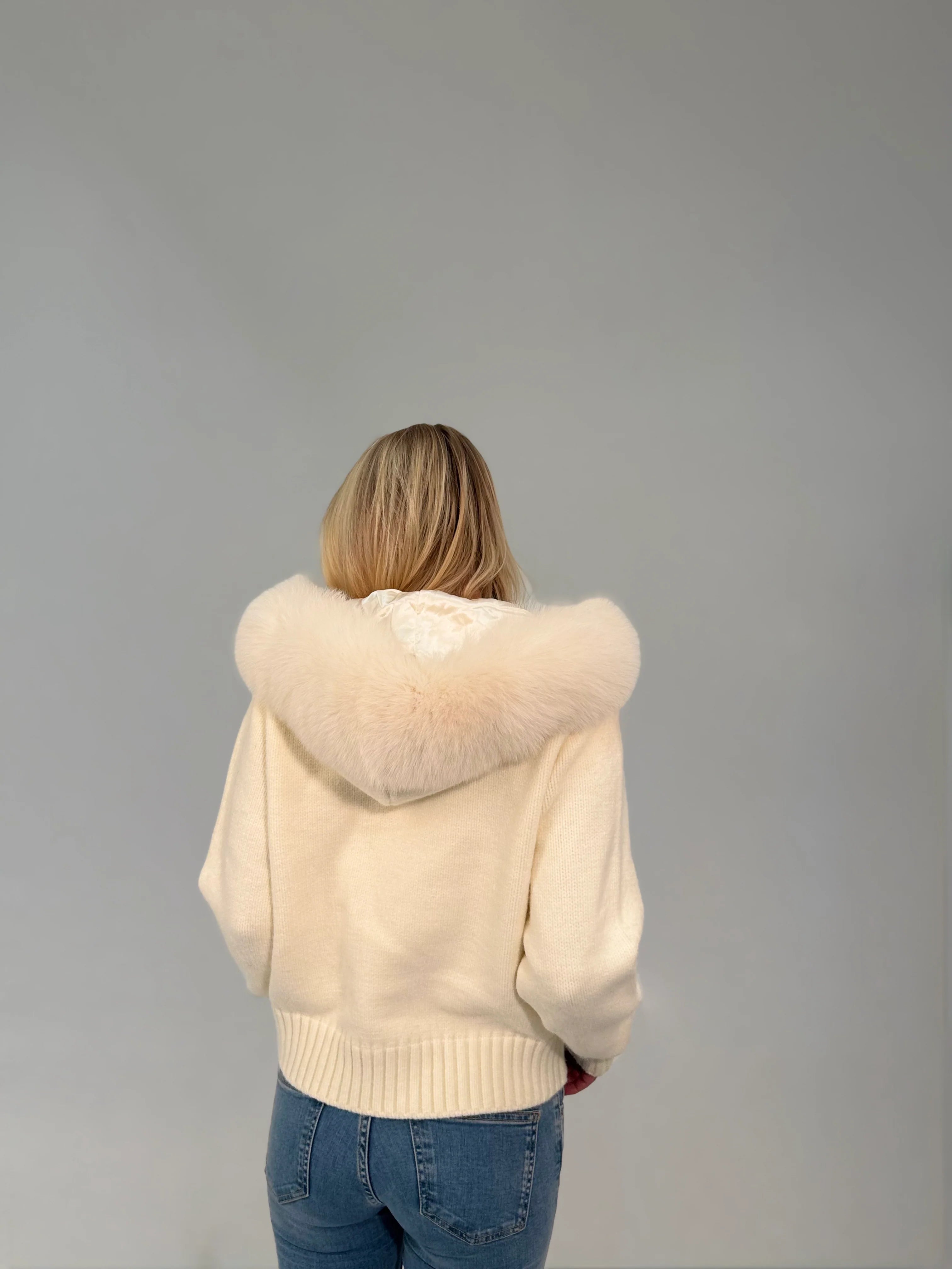 Aurrelia | Fur Jacket Satin