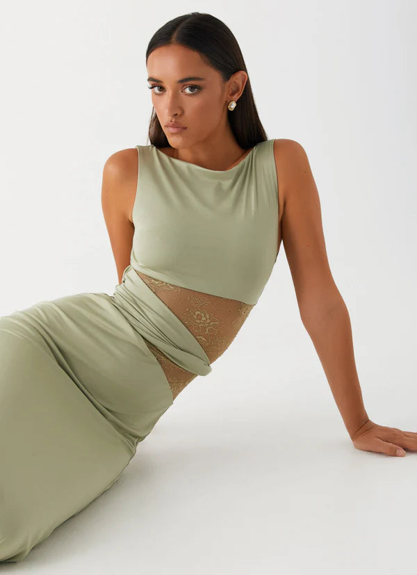 Liliana Mesh Maxi Dress