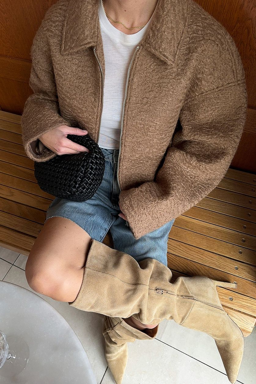 Aurrelia | Boucle Zip Jacket