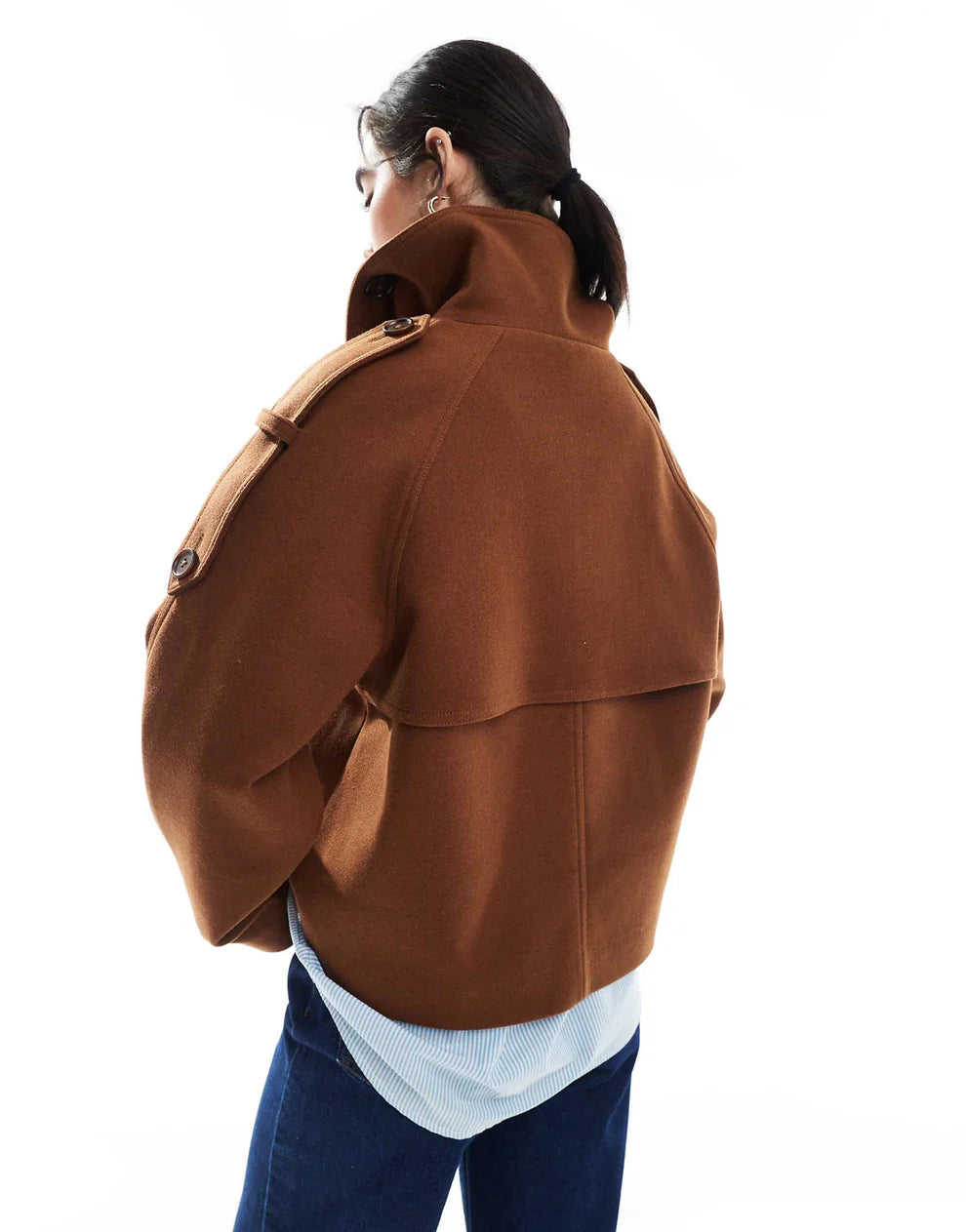 Aurrelia | Cropped Trenchcoat