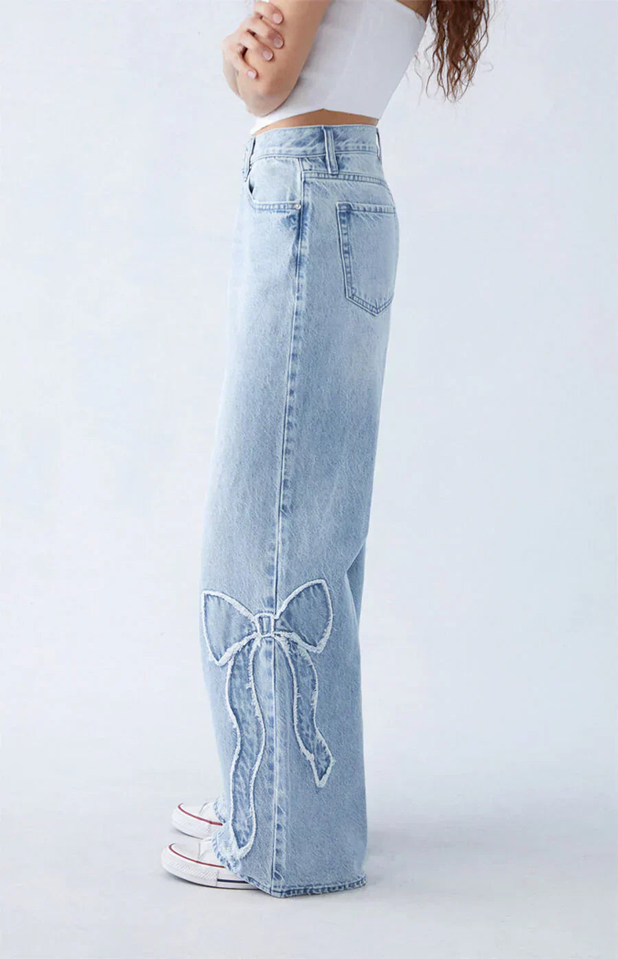 Aurrelia | Bow Baggy Jeans