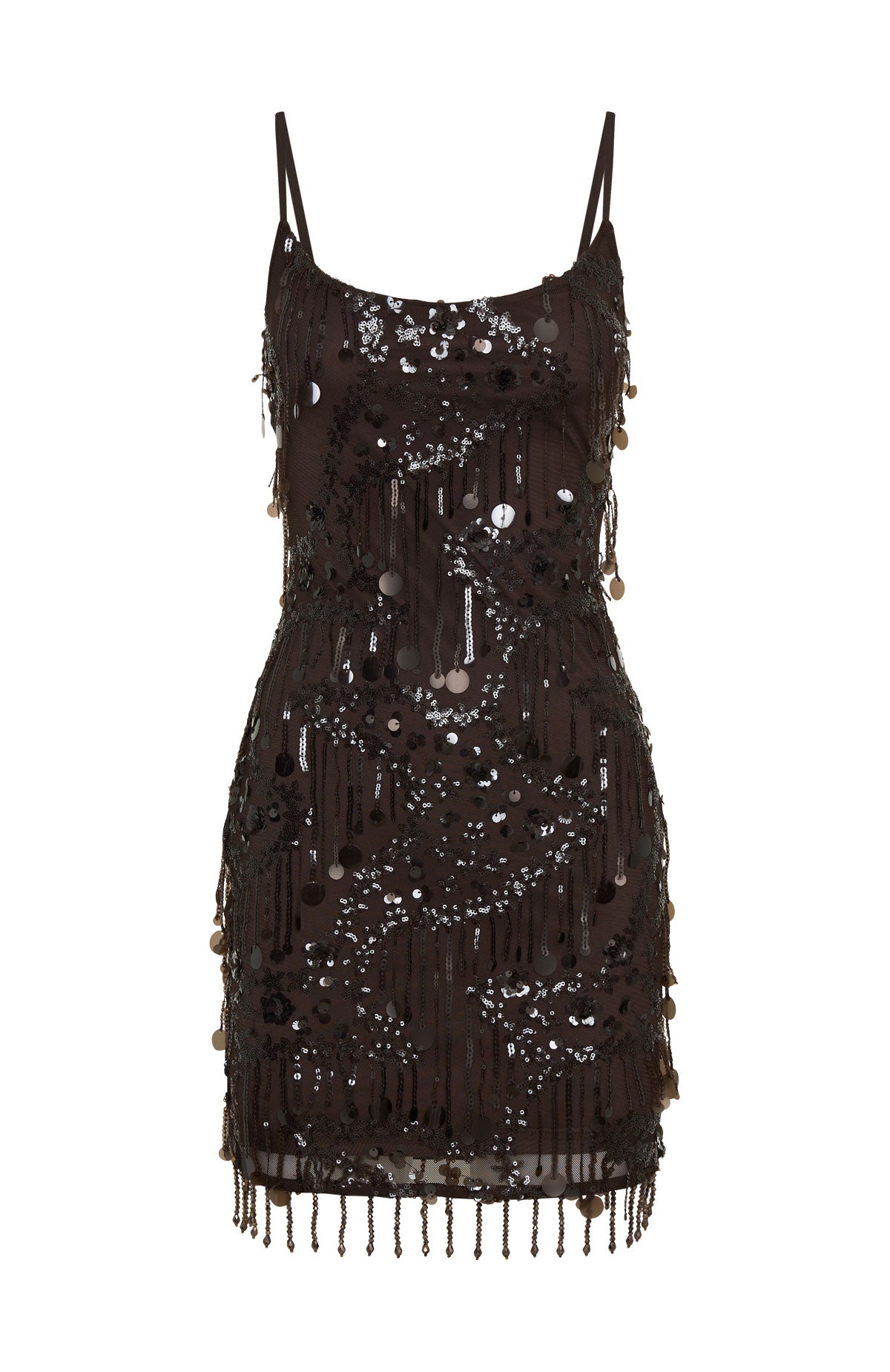 Decadent Daze Beaded Mini Dress